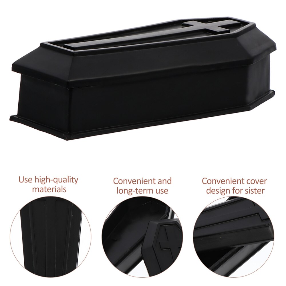 Haunted House Prop Prank Prop Coffin Decor Coffin Ornament