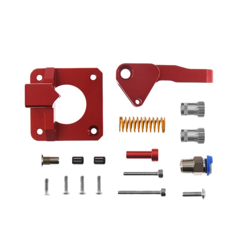 Cr10 Pro Aluminum Upgrade Dual Gear Extruder Kit for Cr10S Pro Reprap Prusa I3 1.75Mm Drive Feed Double Pulley Extruder