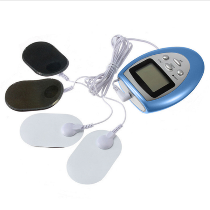 Choque elétrico 4 almofadas corpo inteiro massageador terapia emagrecimento muscular queimar gordura relaxar aliviar fadiga 8 modos de massagem