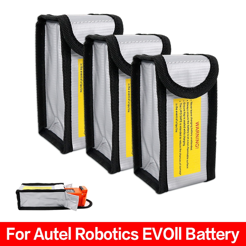 Autel Robotics-Bolsa de batería EVO II Original, funda a prueba de explosiones, almacenamiento protector, bolsa de seguridad li-po para evo 2 ProDrone, accesorios