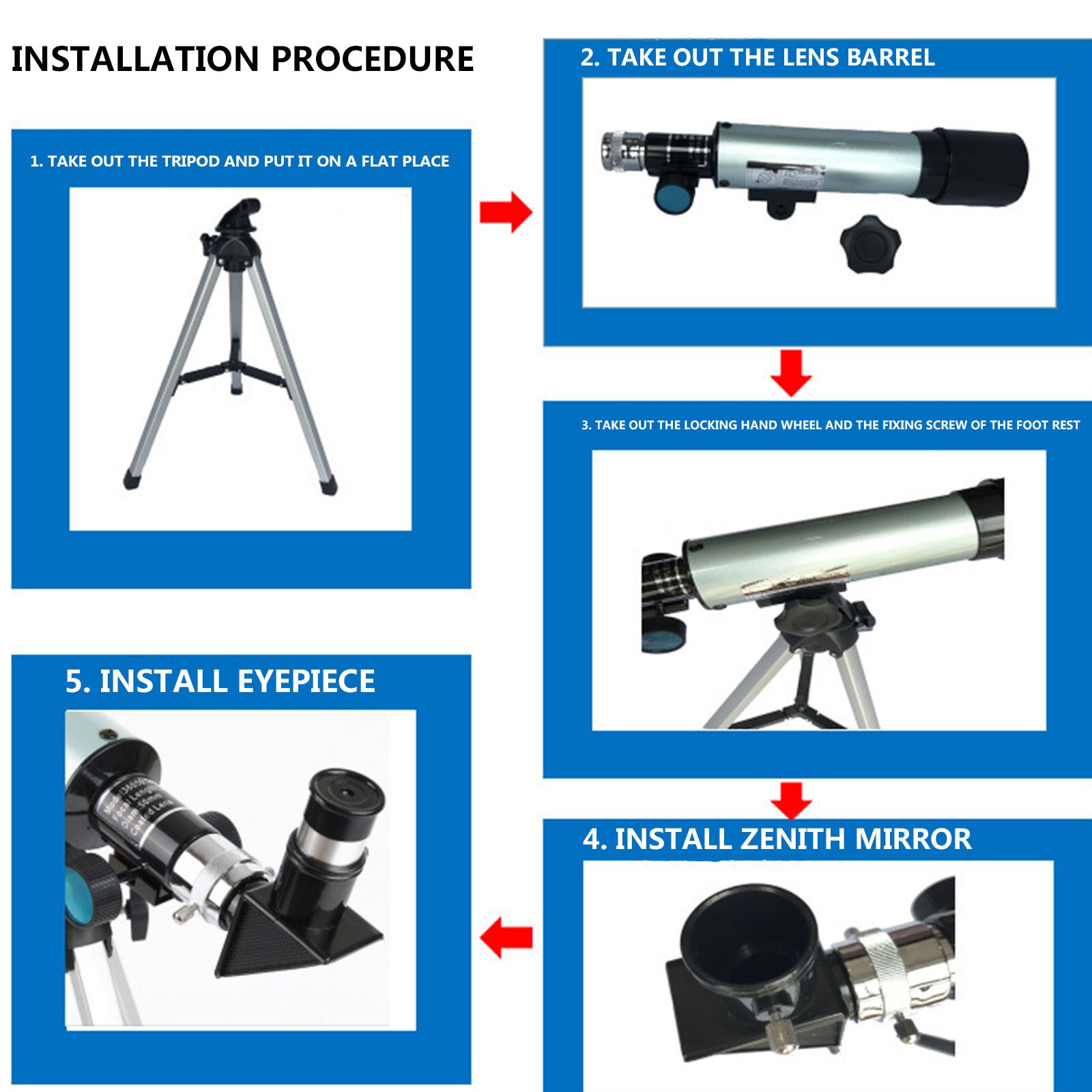 Hd Telescope F36050 Entry Level Monocular Telescope High Resolution For Children Телескоп