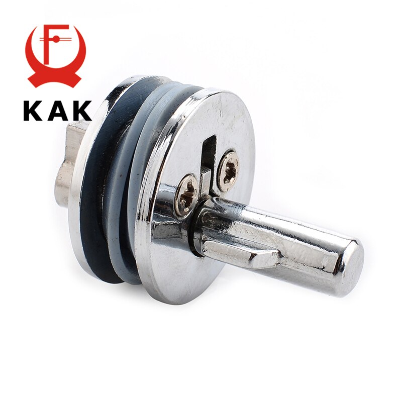 Cerradura de vidrio de KAK-501, cerrojo de aleación de Zinc para escaparate, vitrina de vidrio, cerraduras de cilindro, herrajes de puerta de empuje de vidrio deslizante