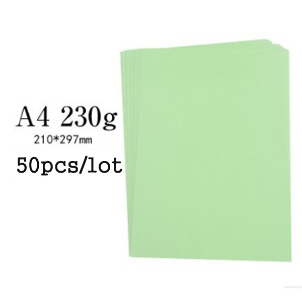 A4 Size 50 Pcs Thick Hard 230gms Cardboard Cutting Paper Paperboard DIY Painted Scrapbooking Greeting Card Paper Decorative: 3