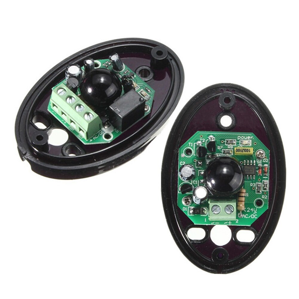 Single Beam Infrared Detector Alarm Sensor Anti Theft Gate Guard Security System