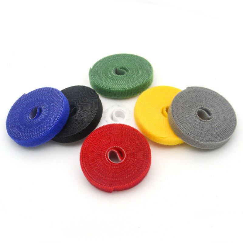 2Meters/Roll 15/20/50mm Color magical Glue Self-adhesive Velcros Tape Hook and Loop Adhesive velcro Nylon Reusable Adhesive
