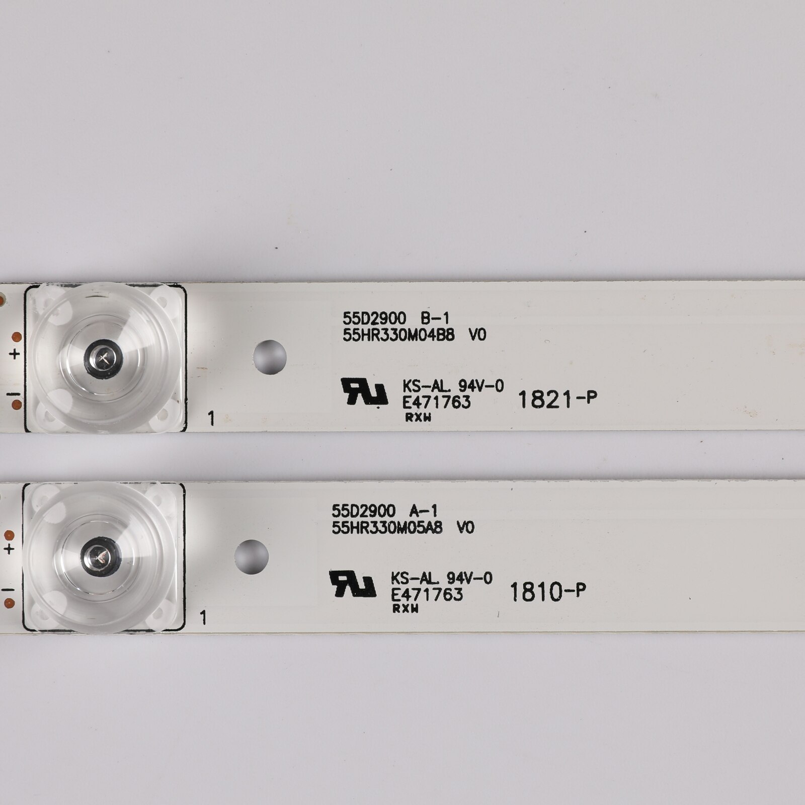 1Set = 8 Stuks (4A + 4B) Led Backlight Strips (8) stuks Voor Tcl 55d2900 4C-LB5504-HR / 4C-LB5505-HR 55S405LEAA 55S405TKAA