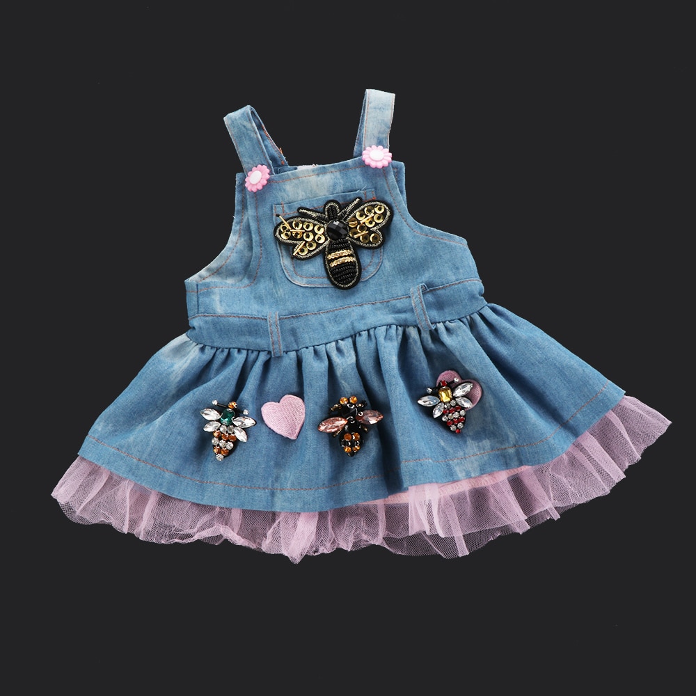 3D Handmade Rhinestone Bee Beaded Patches Sew On Sequin Patch For Clothing Beading Applique Cute Patch