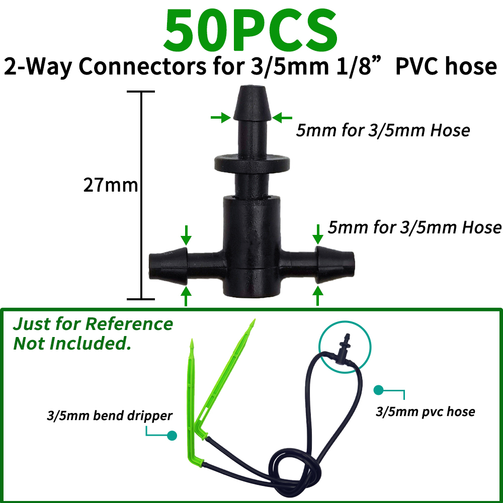 Irrigatie 2l/4l/8l Constante Druppelaar Met 4-Way Cross Connector Landbouw Druppelwater Irrigatie Druppelpijl Connector 20Sets: Rood