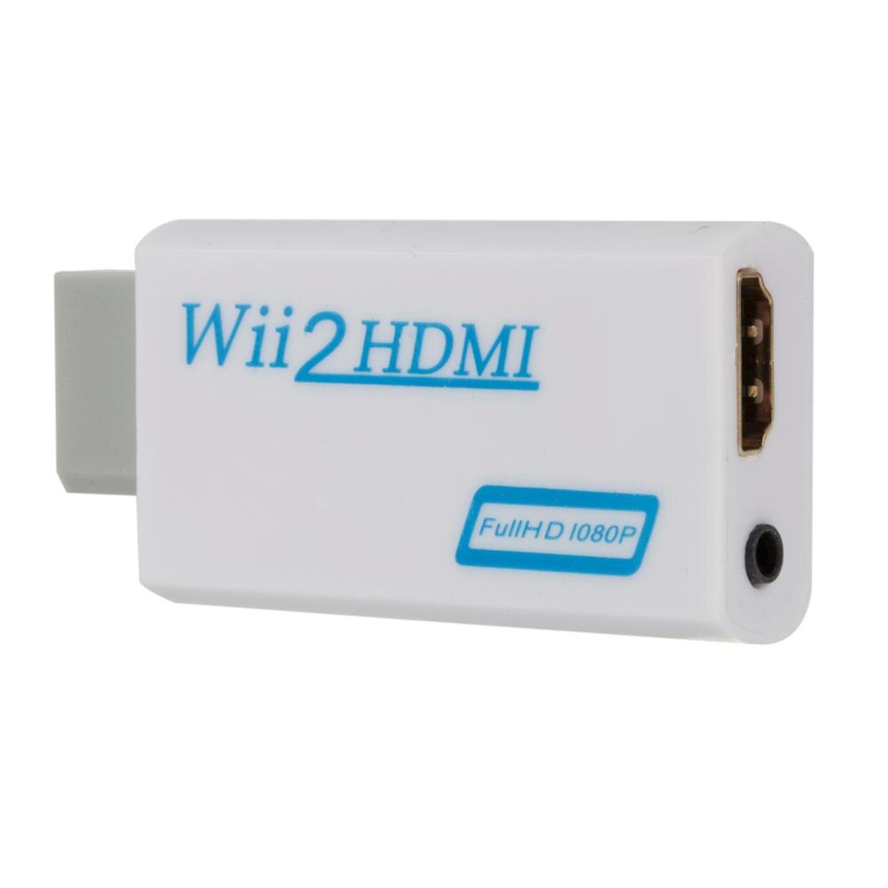 Na Wii do konwertera HDMI 1080P konwerter do Wii HDMI z Audio 3.5mm dla PC Monitor HDTV wyświetlacz konwerter do WII na HDMI