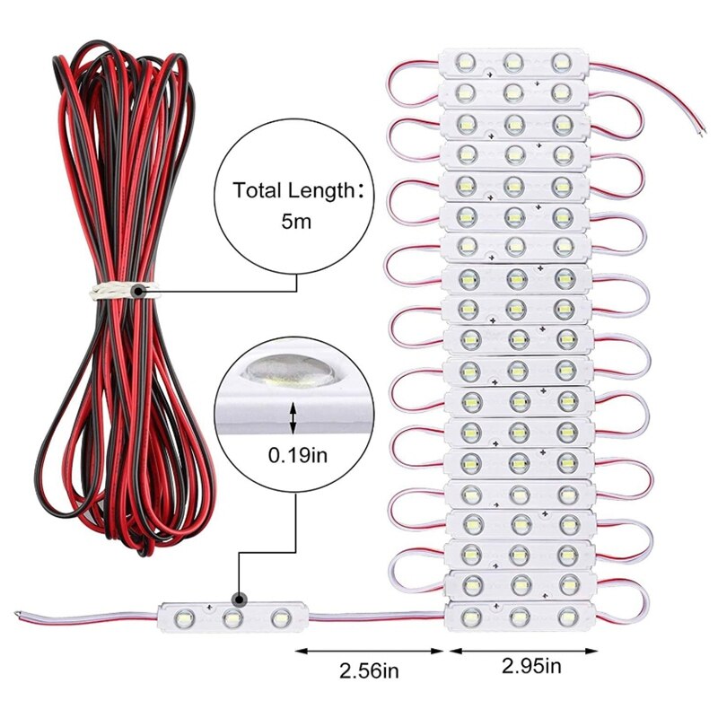 60 Led Auto Interieur Licht Helder Wit Verlichting E Lamp Plafond Werk Lights Kit Voor Van Vrachtwagen Auto Voertuig caravan