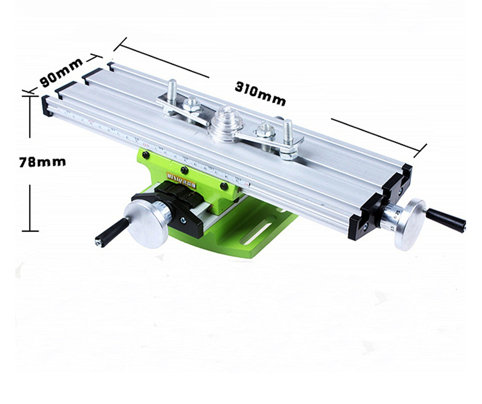 Multifunktions mini bord bænk skruestik bænk fræsemaskine stent 6300 aluminiumslegering præcision 0.05mm