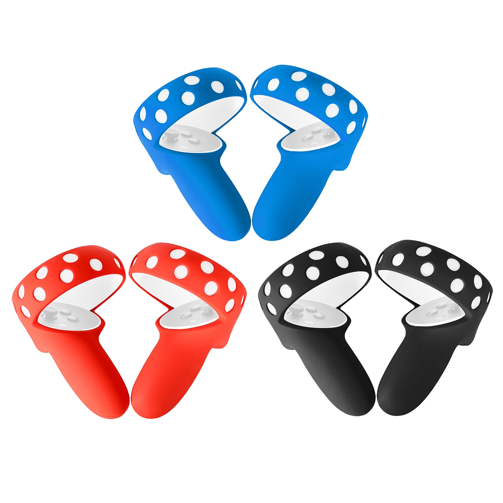 For Oculus Quest 2 VR Touch Controller Protective Sleeve Skin Silicone Cover Handle Grip Covers For Oculus Quest2 VR Accessorie
