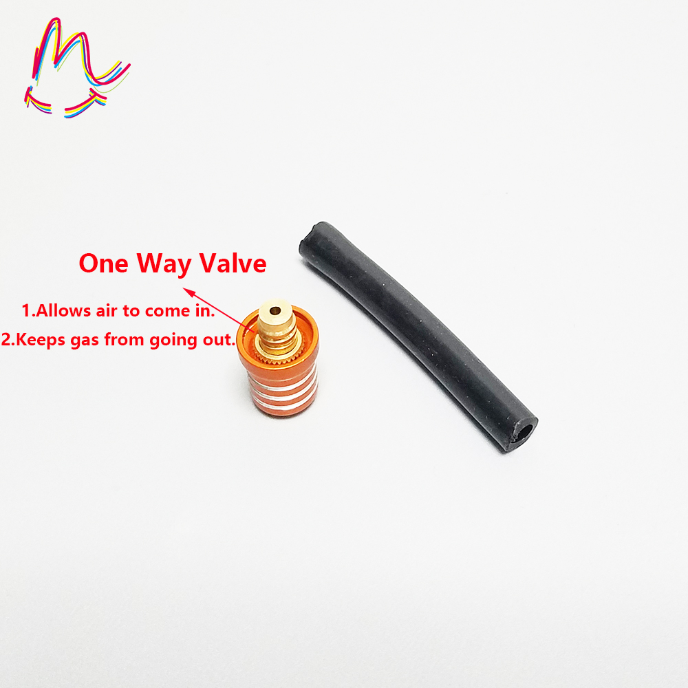 Ontluchtingsslang Buis Aluminium Motorfiets Gas Benzinetankdop Valve Vent Breather Slang Buis voor Motorfiets ATV Crossmotor