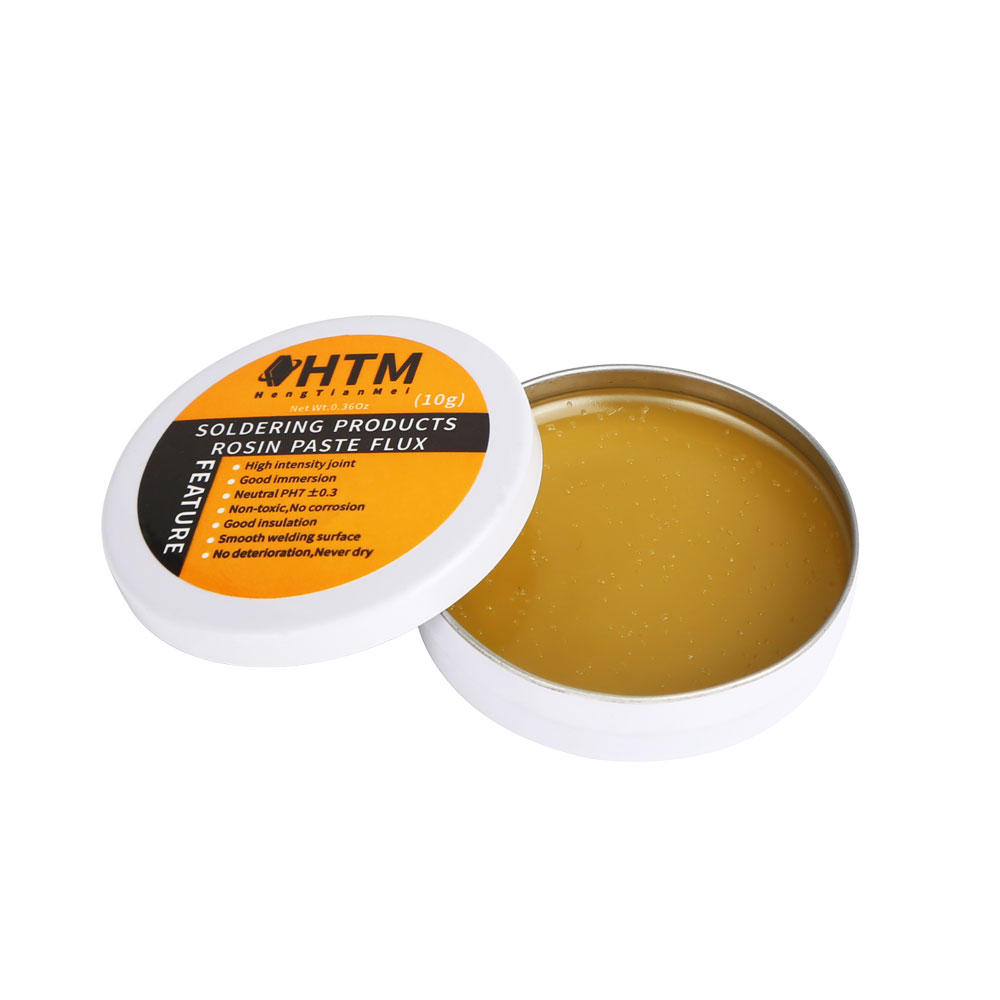 HTM Mild Rosin Soldering Paste 10g/50g Environmental Soldering Paste Flux PCB IC Parts Welding Soldering for Metalworking