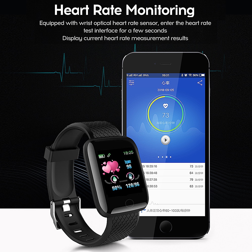 Smartwatch klok intelligent slim horloge dames smartwatch android armband polsband gps bluetooth sport snelheidsbewaking