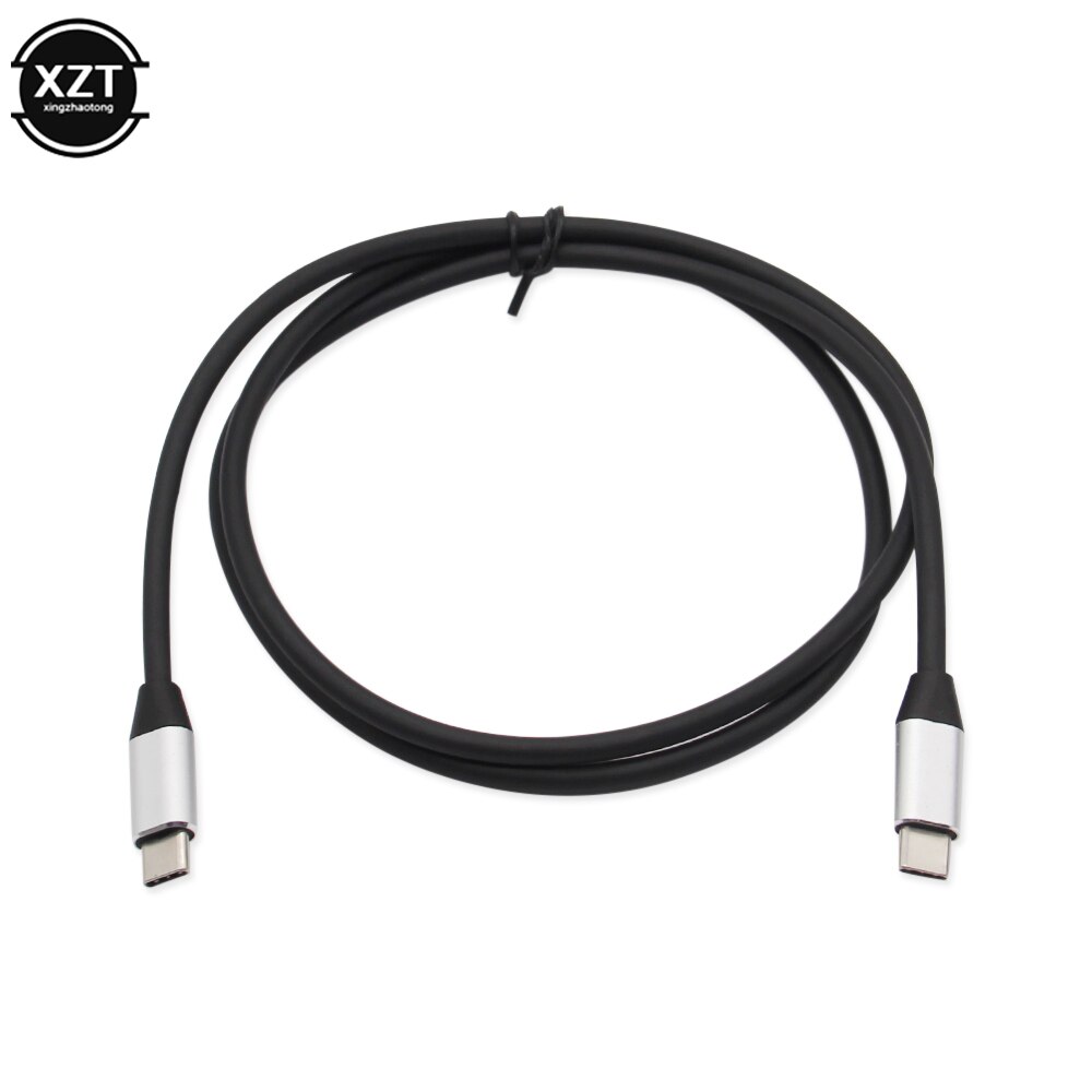 Tipo c cabo de dados de carregamento usb3.1 100w pd 5a 4k 60hz 10gbps gen2 usb c cabo de carregamento rápido para macbook samsung telefone s10 s9