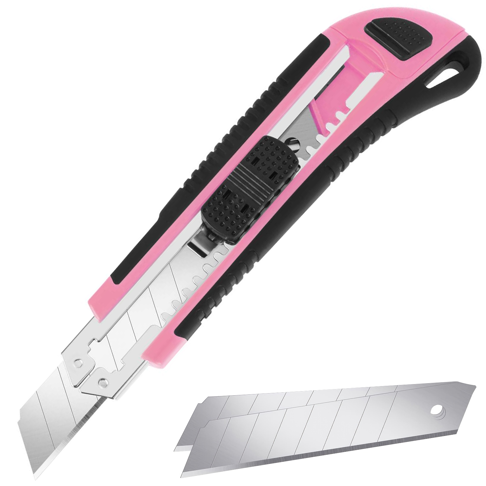 1 PC Utility Knife Box Cutter Retractable, Blade Storage , Extra 2 PCS Snap Off Blades Included, Quick-Change Blades Boxcu: Yellow