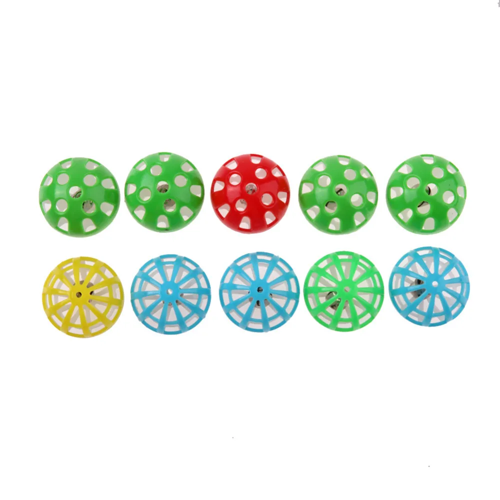 Pelotas de juego coloridas para gatos y gatitos con cascabel, sonajero ligero con campana, suministros para gatos, juguetes para mascotas, 5 uds.