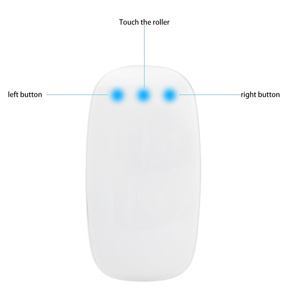 Jelly Comb Touch Bluetooth Wireless Mouse Travel Ultra-Thin Portable Mobile Optional Mini Mice for Apple Mac Android Windows PC