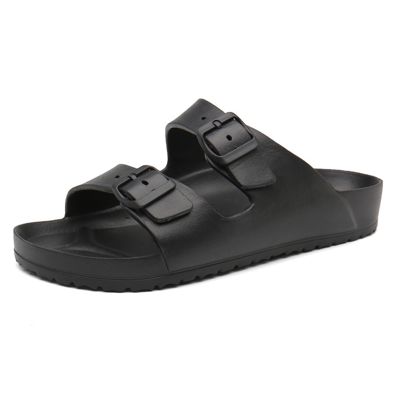 Sommar män skor strandtofflor män utomhus flip flops havsträskor halkskydd sandaler casual rutschkanor par mulor chanclas hombre