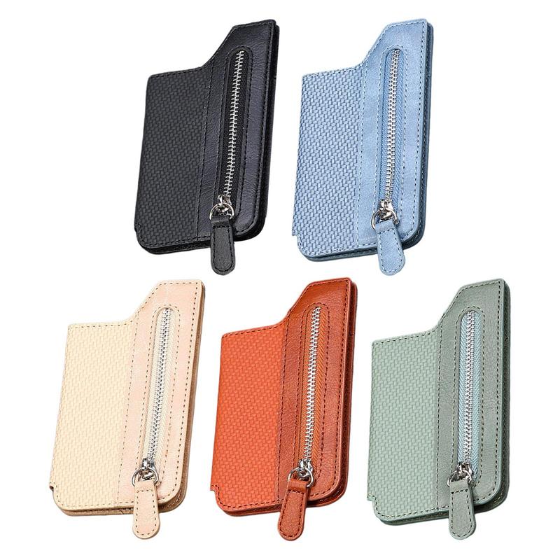 Selbst klebende Telefon Brieftasche Karten Halfter Pu Leder Brieftasche für praktisch hülle multifunktion Ale Telefon Brieftasche für Münzen Karten