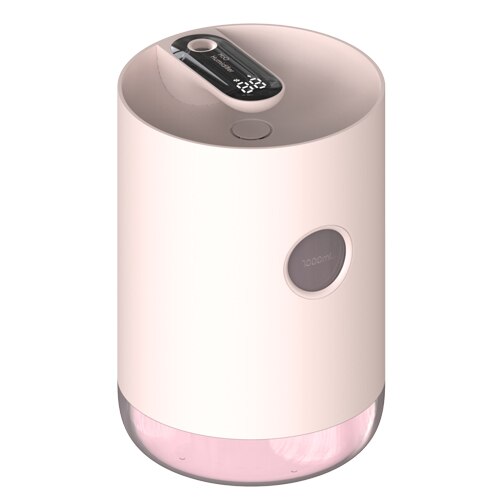 Xiaomi 3Life USB Charging Humidifier LED Night Light Display Home Air Purifier Two Mode Adjuster Air Humidifier For Smart Home: Pink