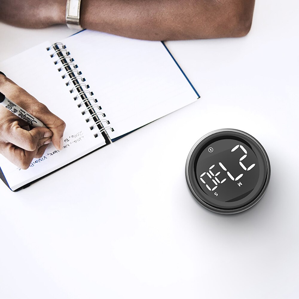 LED Digital Kitchen Countdown Timers For Cooking Stopwatch Shower Study Counter Manual Magnetic Electronic Alarm Clock Egg Timer