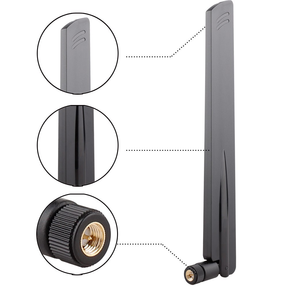 Antenne 4G Lte 11DBI Sma Male Connector Sma Mannelijke Abs Wifi Draadloze Netwerk Draaibare Accessoire Voor Huawei Router B970 b260 AB683