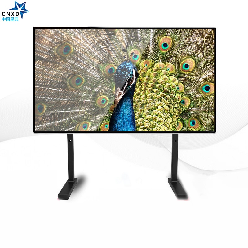 Support TV pour écran LCD et Plasma LED 32-65 &quot;, VESA MAX 600x400mm, montage au sol avec 3 ensembles de réglage en hauteur