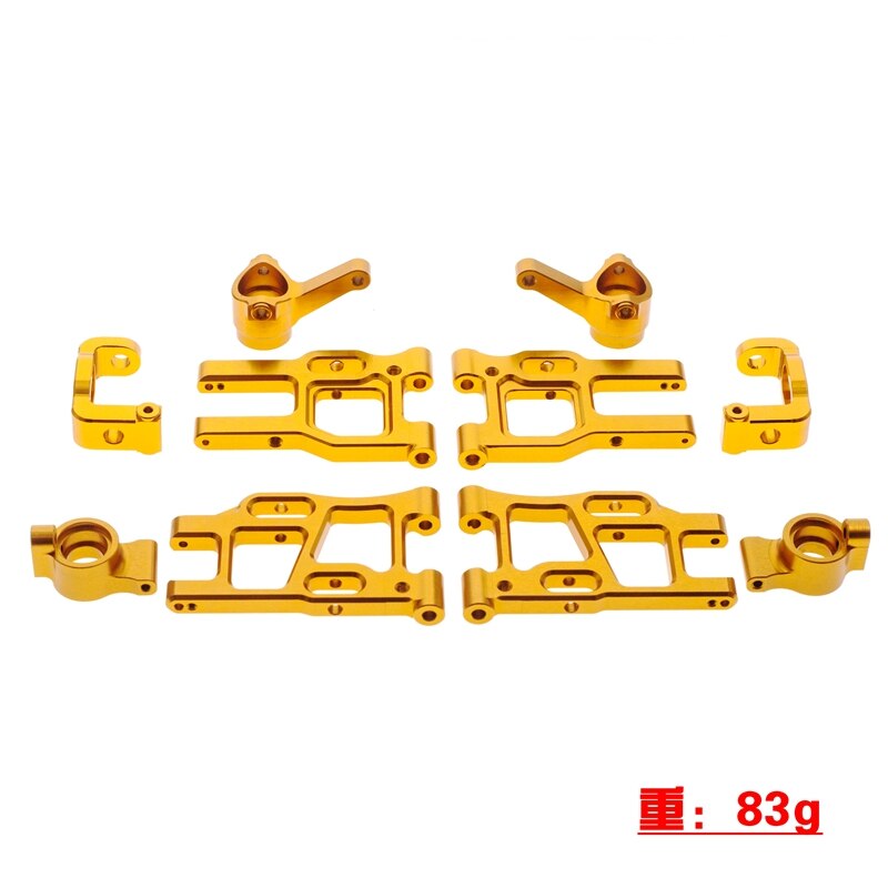 LC Racing PTG-2 Metal Upgrade Parts Swing Arm C base Axle Mount Steering Cup CVD For 1/10 RC Rally Car