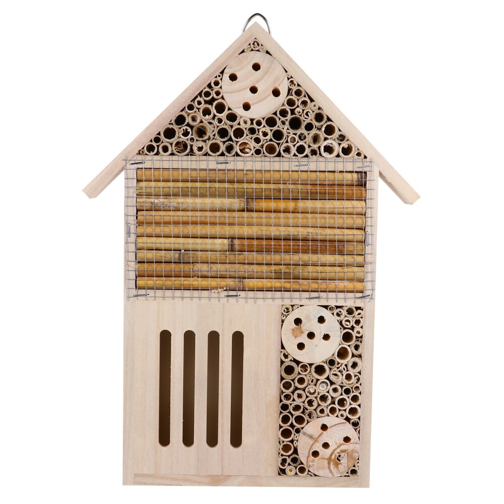 Outdoor Garden Wood Insect House Beehive Bug Room Hotel Bee House: A