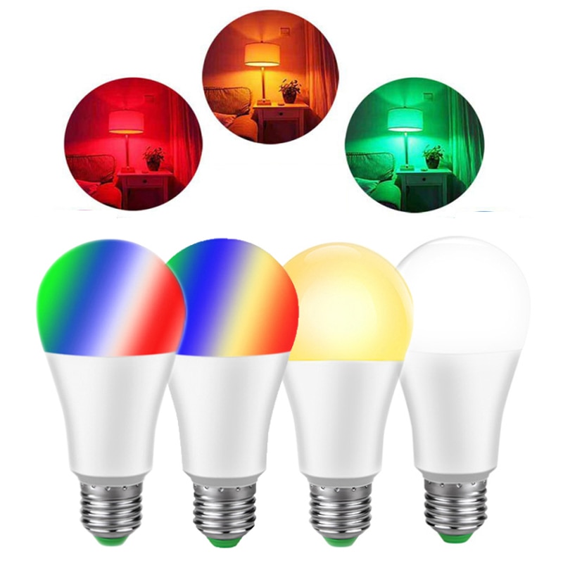 Wifi Smart Led Lamp E27/B22 Led Lamp 15W Dimbare R... – Vicedeal