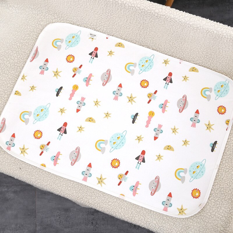 Copri Fasciatoio In Mussola Di Cotone Stile Boho, Colore Salvia, 81x40x12 Cm, Con Fori Per Cinture