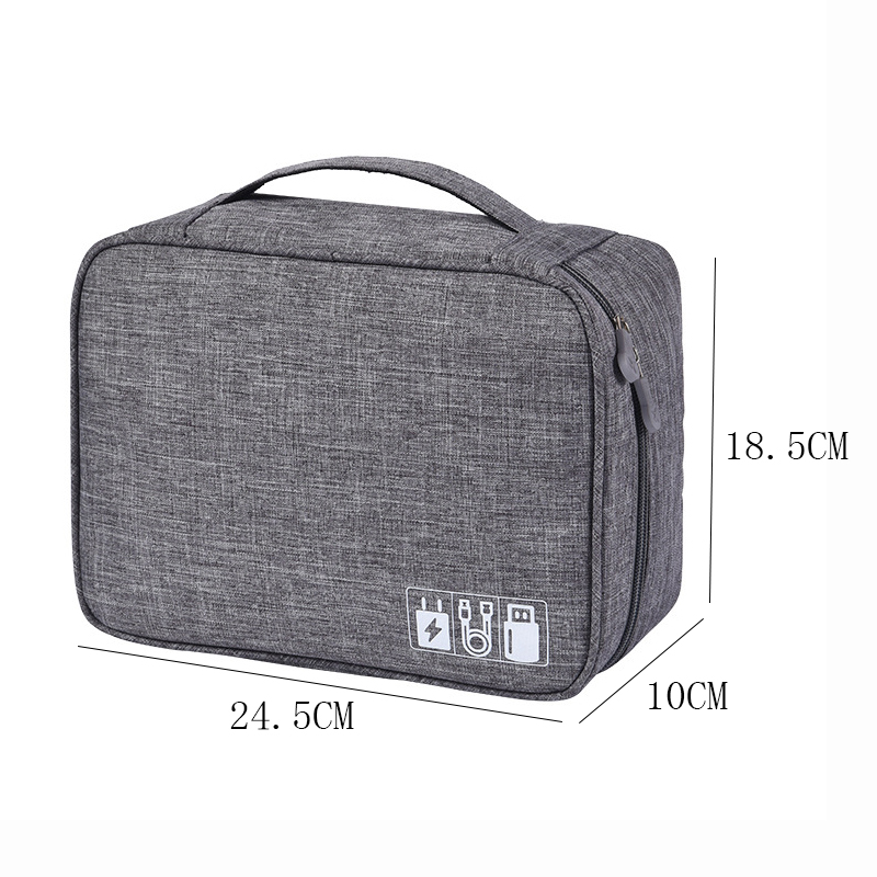 Sac de rangement de câbles de voyage, sac de rangement numérique multifonction, organisateur de gadgets, pochette numérique, sac de rangement de câbles de données d&#39;ordinateur