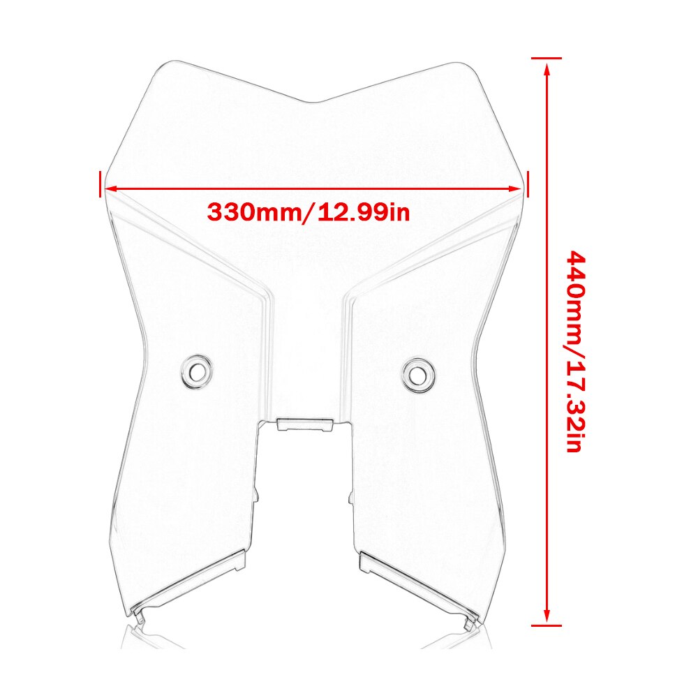 Motorcycle Windscreen Wind Deflector Windshield for KTM 390 Adventure ADV