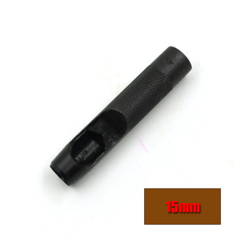 20 größe Stahl Hohl See Stanzen Leder Dichtung Hohl schlagen einstellen Dichtung Gürtel See Hand See Stanzen Zubehör Handwerk Werkzeug: 15mm