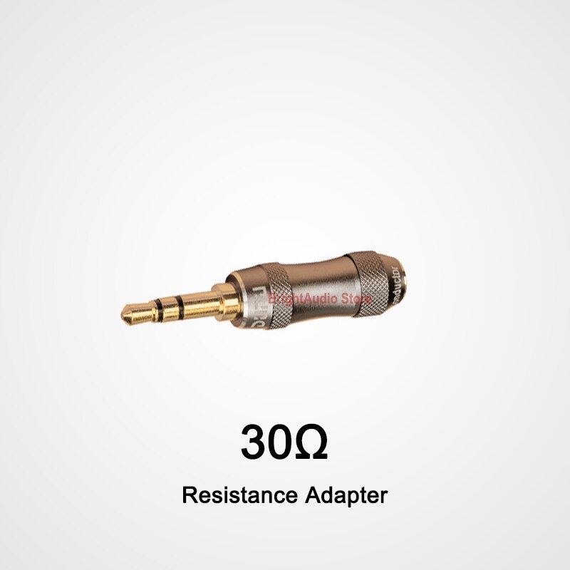DUNU Original Kopfhörer Impedanz Stecker Audio- kopfhörer Jack Kopfhörer Widerstand Adapter 30/75 Ohm: 30 Ohm