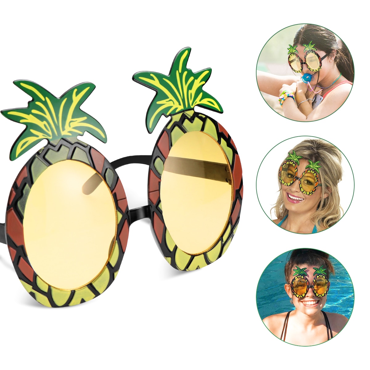 Luoem 1 Pc Ananas Brillen Grappige Hawaii Fruit Bril Voor Beach Party Decoratieve Brillen Zomer Dansen Feestartikelen