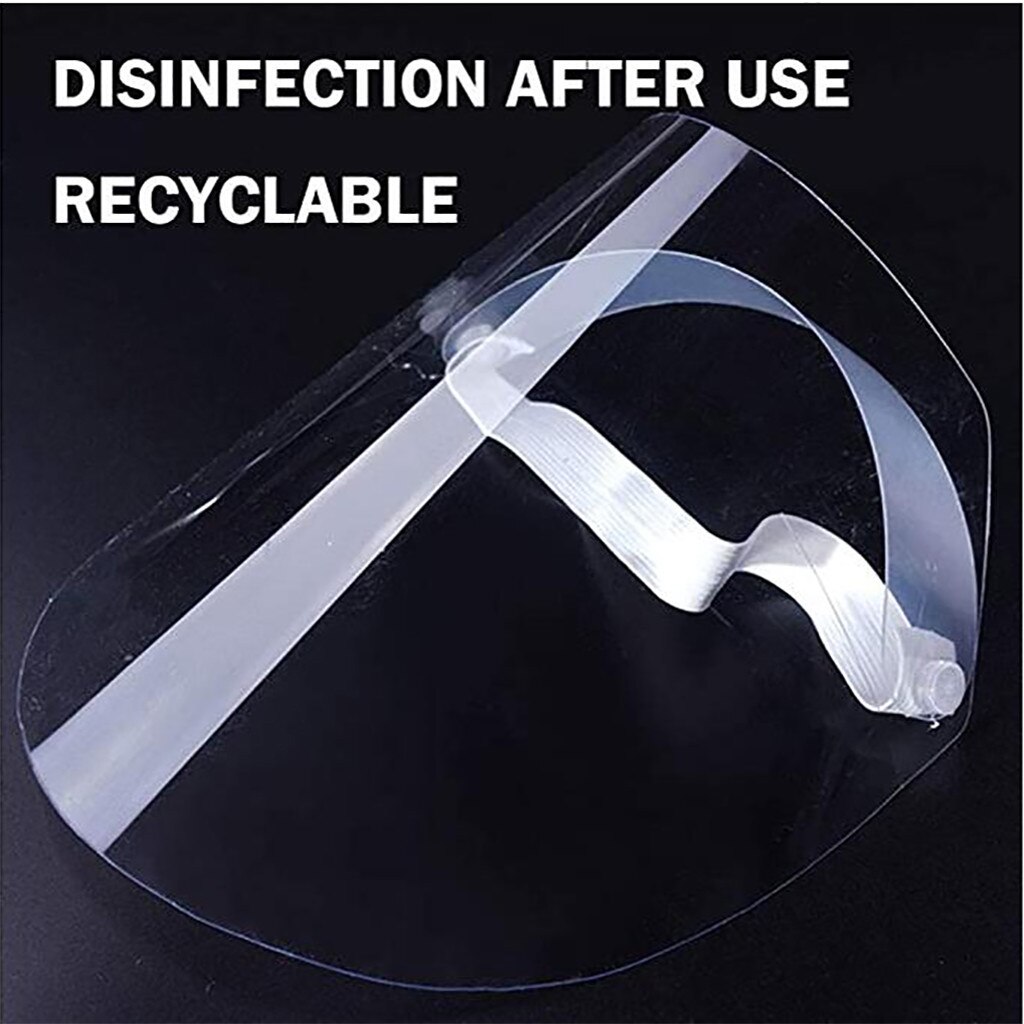 Anti-spitting Protective Hat Splash Clear Face Helmet Double-sided Shield Protecto Motorcycle Protective Hat