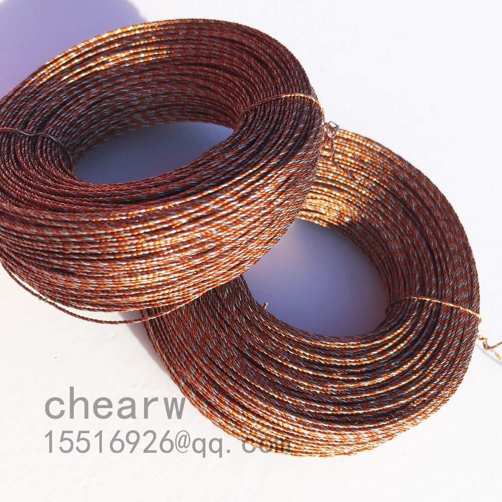 3strands wire diameter of 0.6mm 60m one coil It consists of two copper wires and one strand of steel wire