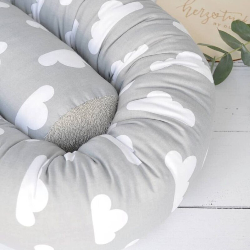 Coussin de pare-choc pour bébé 2M, coussin de protection pour bébé, berceau d'impression, autour du lit, barrière de sécurité