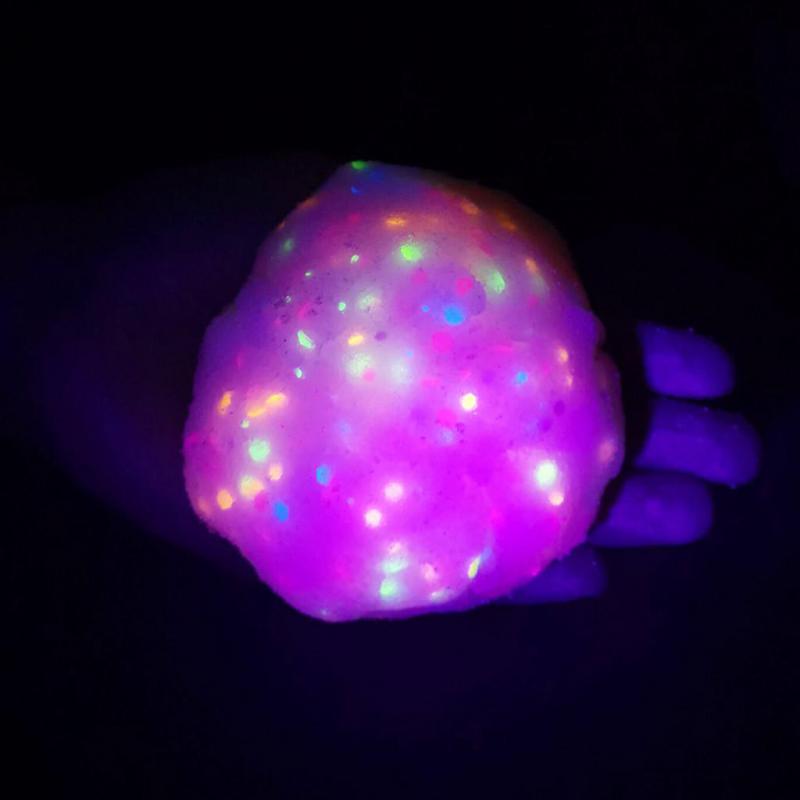 Fluorescent Could Slime Fluffy Glow In Dark Polymer Clay Charms All For Slime Supplies Luminous Glue Plasticine Antistress Toys