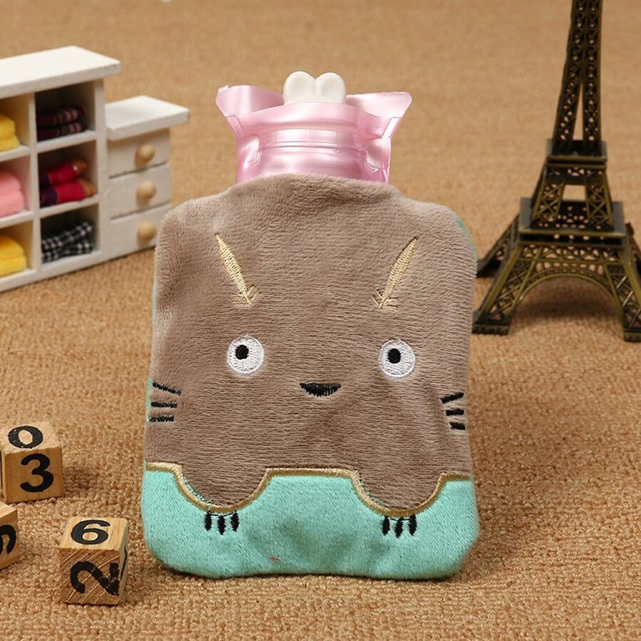 Winter cartoon Mini cute explosion-proof water filling and washing Plush warm water bagA812