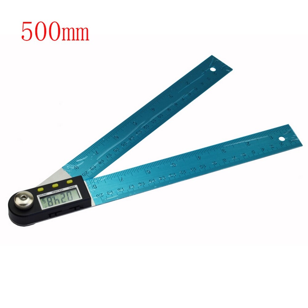 Digital Protractor 200/300/500mm Electronic Angle Gauge Ruler Meter Finder Stainless Steel Goniometer Angle Digital Measure