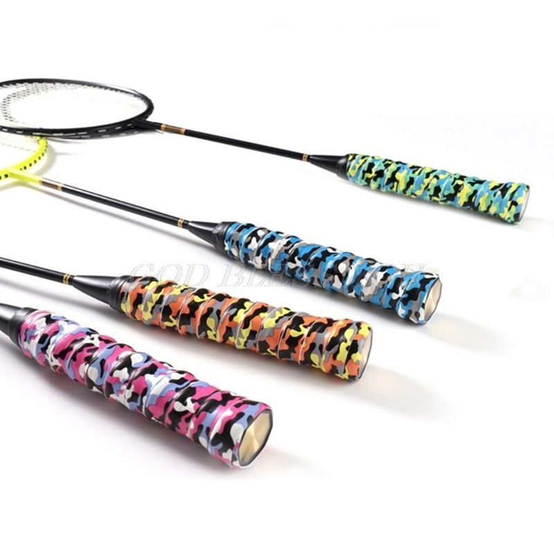 Aperto da Raquete De Badminton Tênis Esportes ao ar livre Anti-Skid Suor Absorvente Envoltório Fita Overgrip Envolvimento De Pesca Antiderrapante Suor Banda