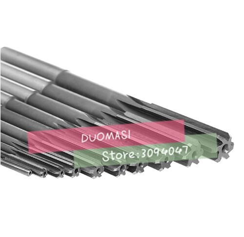 1 st 2mm-20mm HSS Rechte Shank Gooien Ruimer Machineruimer Frees Tool Voor boring Bewerking 3/4/5/6/7/8/10/12/18/20mm