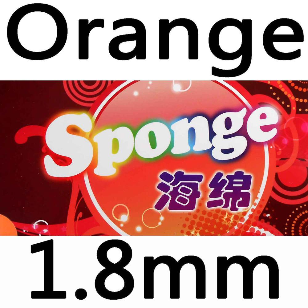 61 secondo Ad Alta Elasticità Ping Pong Spugna: Orange 1.8mm