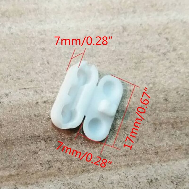 20Pcs White Plastic Beaded Chain Connector Vertical Roman Roller Shades Blind Window Curtain Chain Replacement Cord Clip