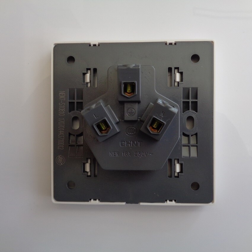 Chint Socket Schakelaar Drie Gat 16A 250V