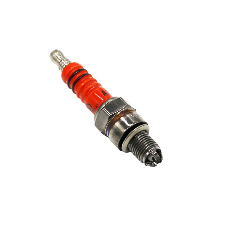 MoFlyeer Motorcycle Spark Plug A7TC A7TJC 3 Electrode GY6 50 to 125cc Moped Scooter ATV Quads Modification Part